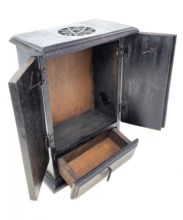 Pentagram Wood Cupboard