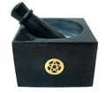 Pentagram Square Pestle & Mortar
