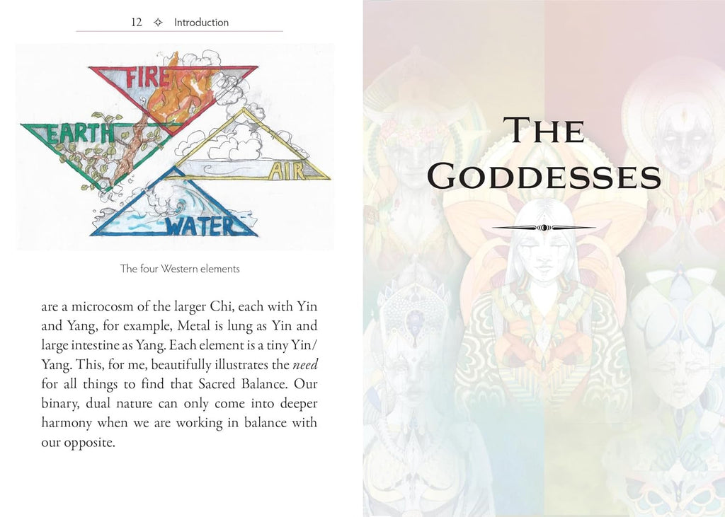 Elemental Goddess Oracle: 45 Cards and Guidebook (Sacred Planet)