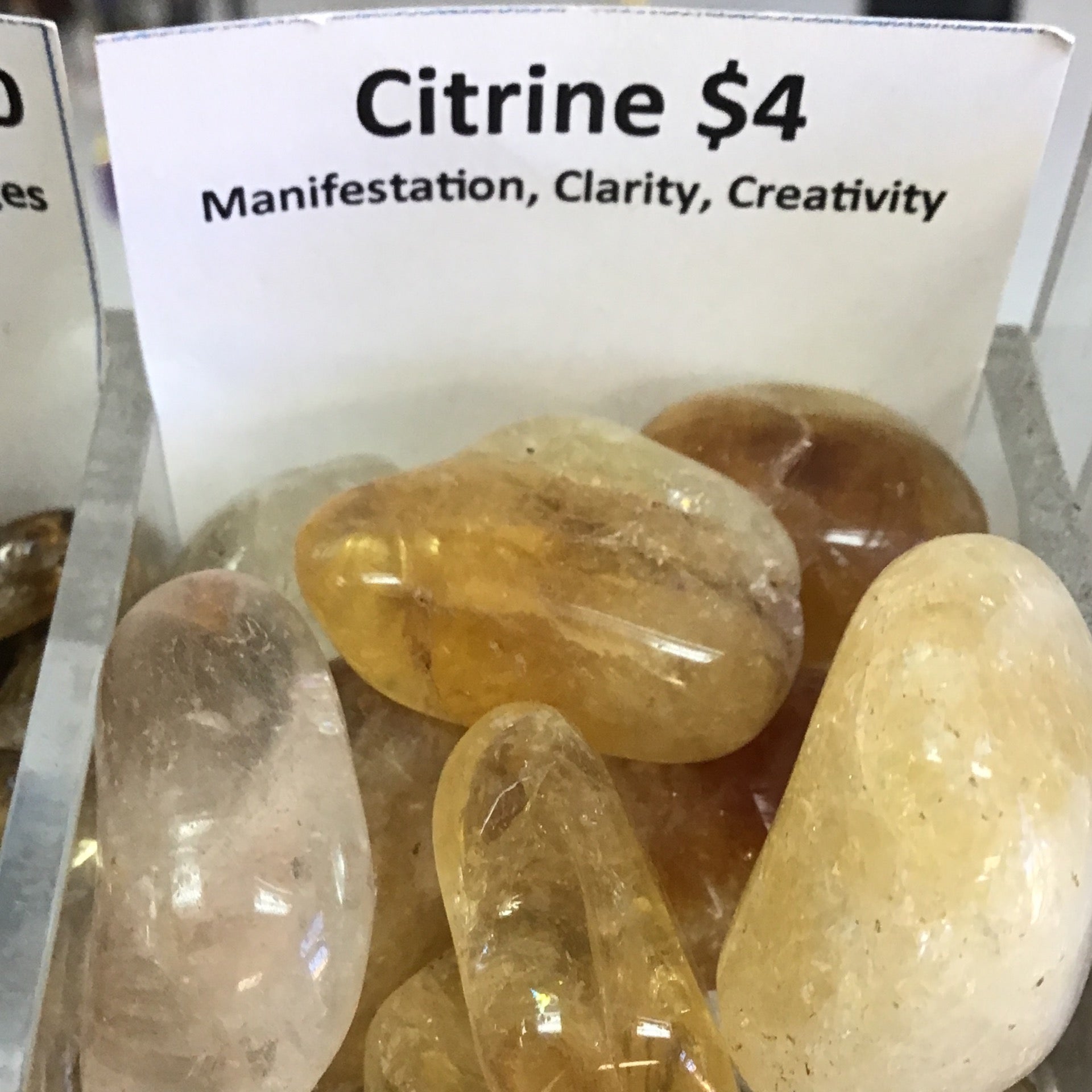 Tumbled Citrine