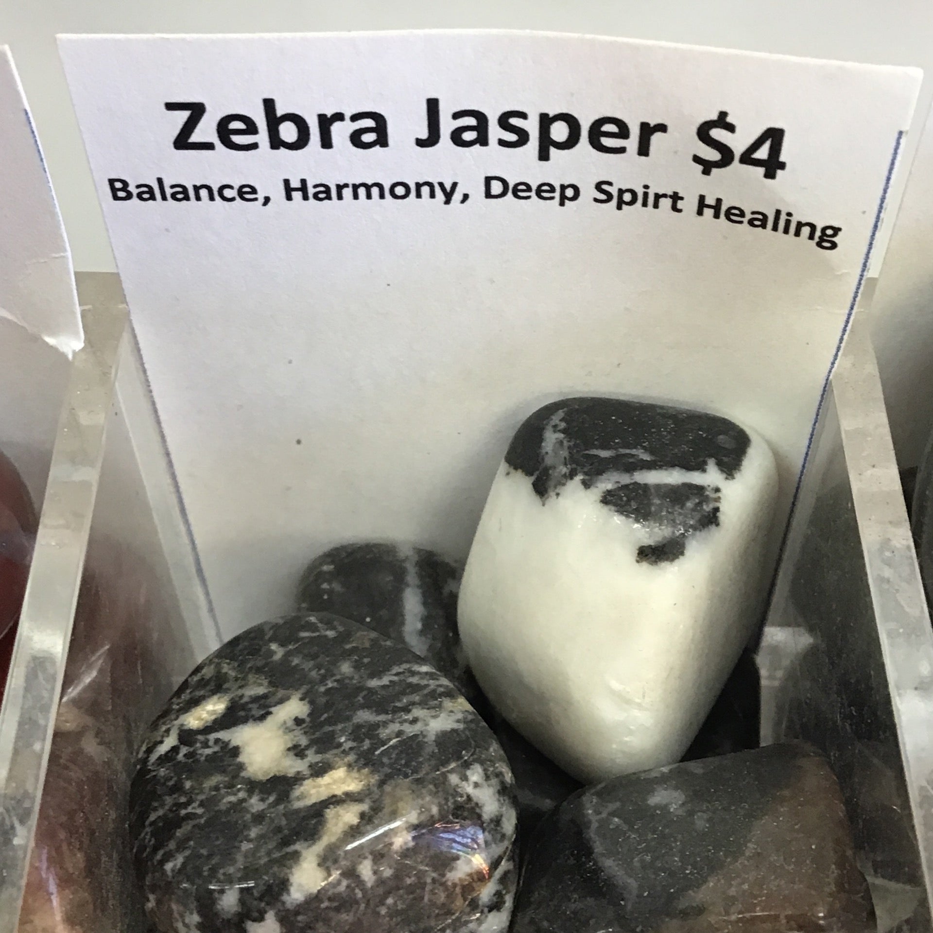 Tumbled Jasper Zebra