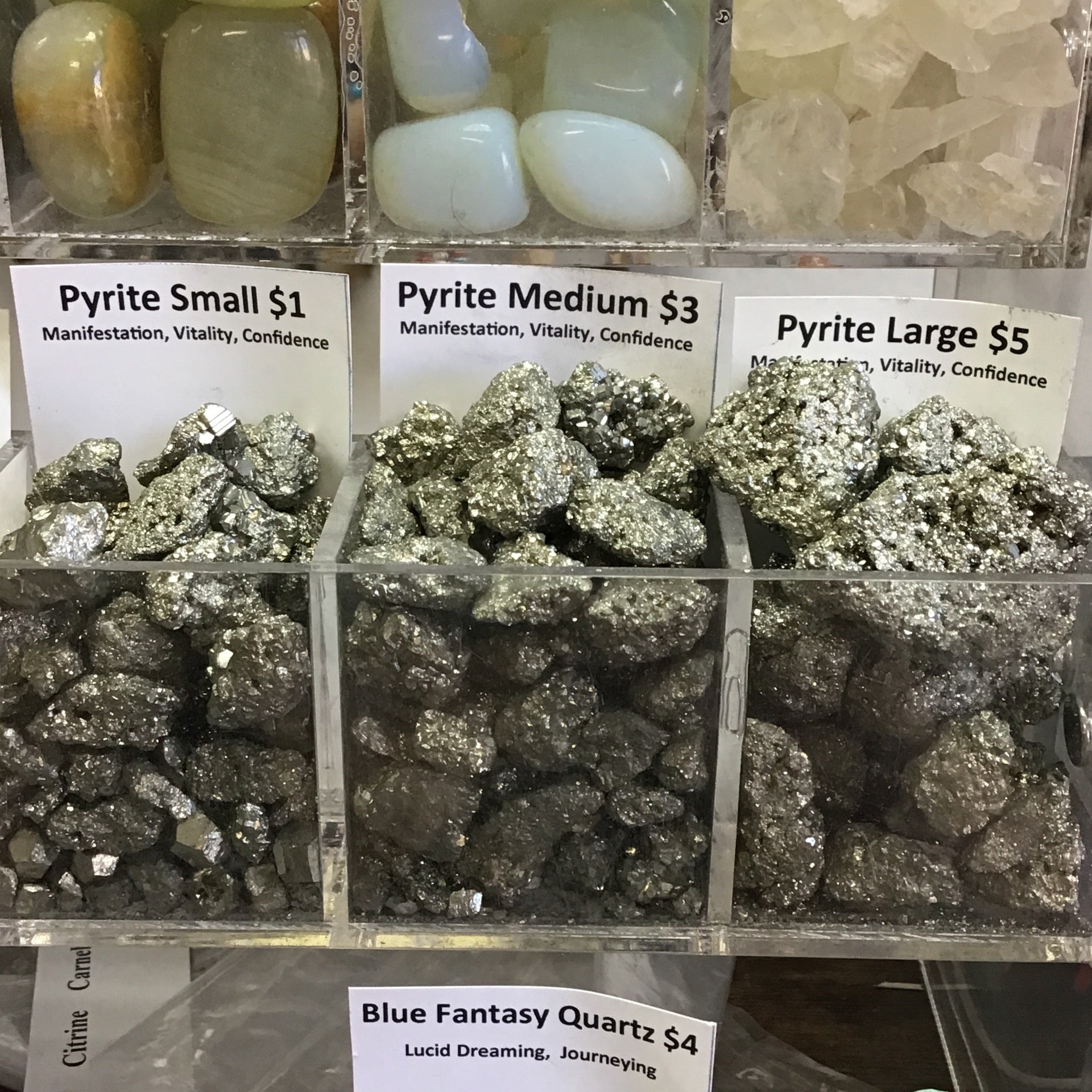 Tumbled Pyrite