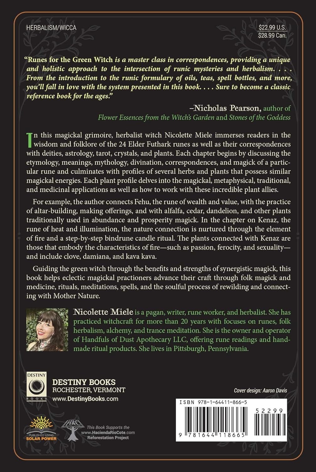 Runes for the Green Witch: An Herbal Grimoire
