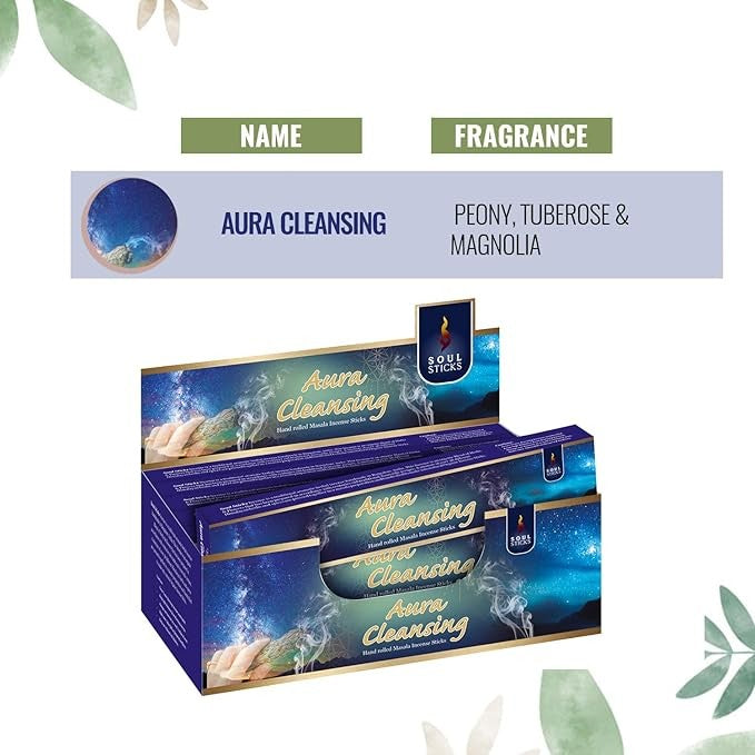 Aura Cleansing Natural Masala Incense Sticks