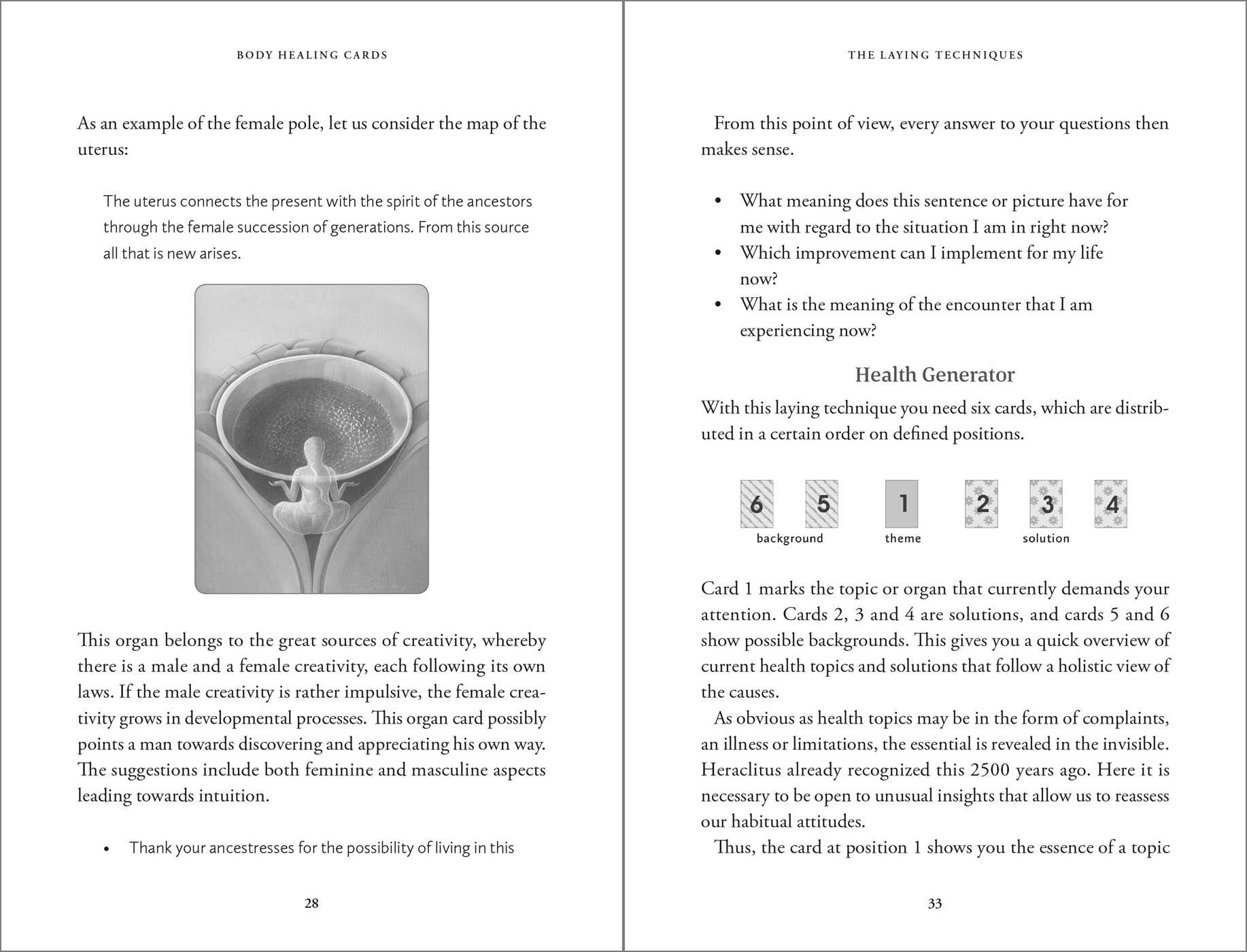 Body Healing Cards