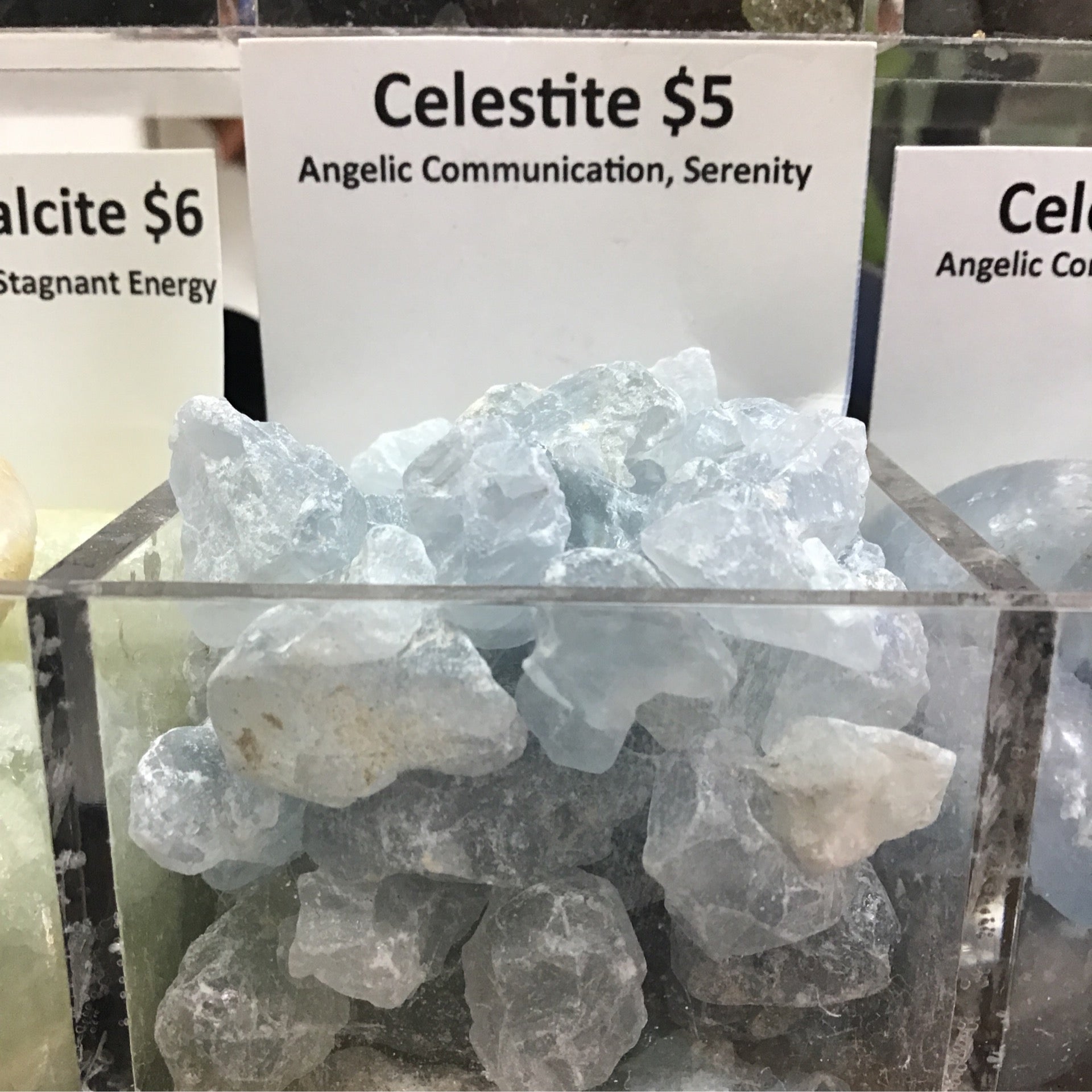 Tumbled Celestite rough