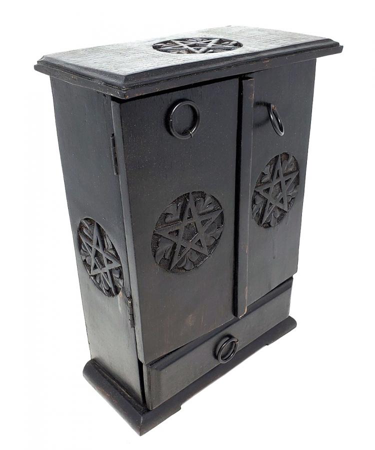 Pentagram Wood Cupboard