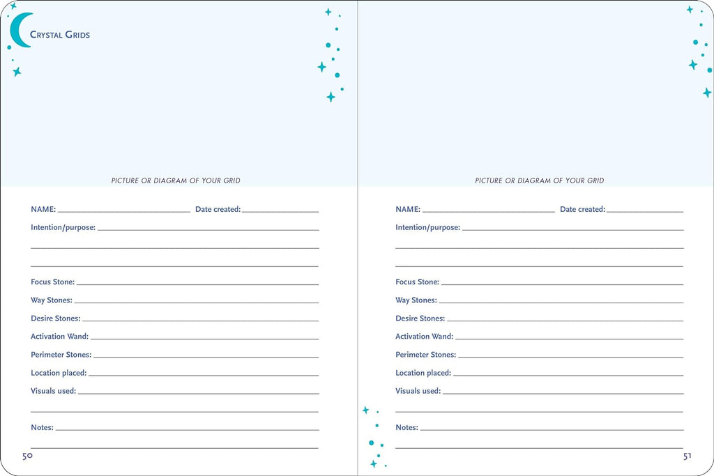 Crystals Journal: Integrate the Healing Powers of Crystals Into Your Life