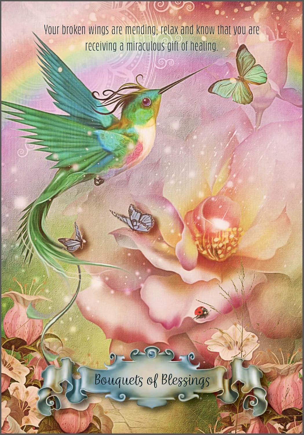 Hummingbird Wisdom Oracle Cards : (Oracle Kit Box Set with 44 Cards and Guide Book)