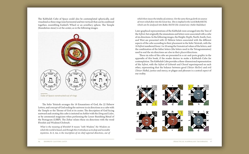 Hebrew Casting Lots : Practical Kabbalah Talismans (Book and Talisman Set)