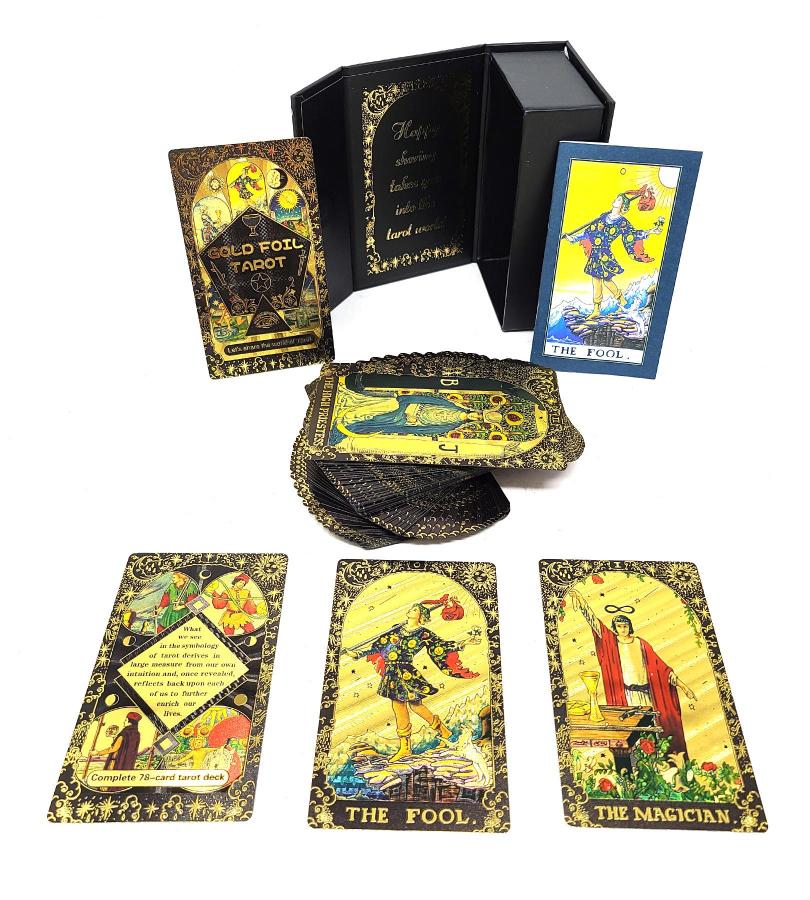 Rider-Waite Black Gold Foil Tarot Card Box Set