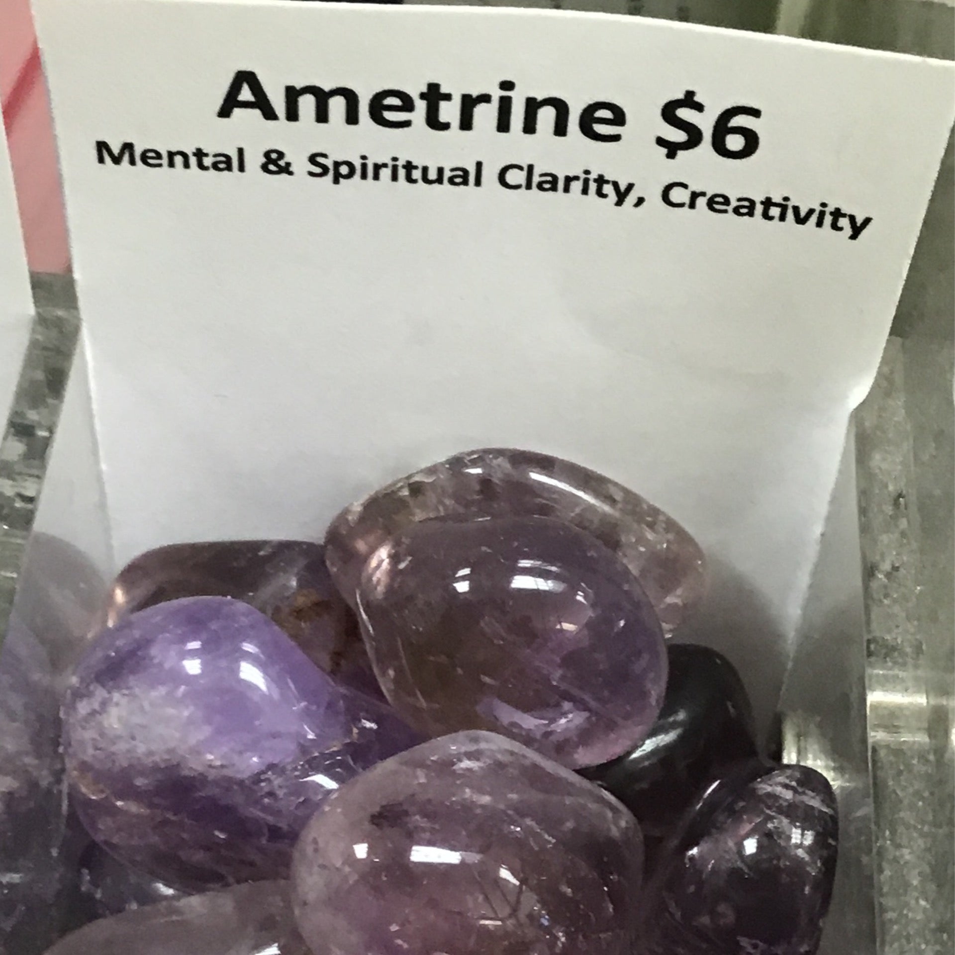 Tumbled Ametrine
