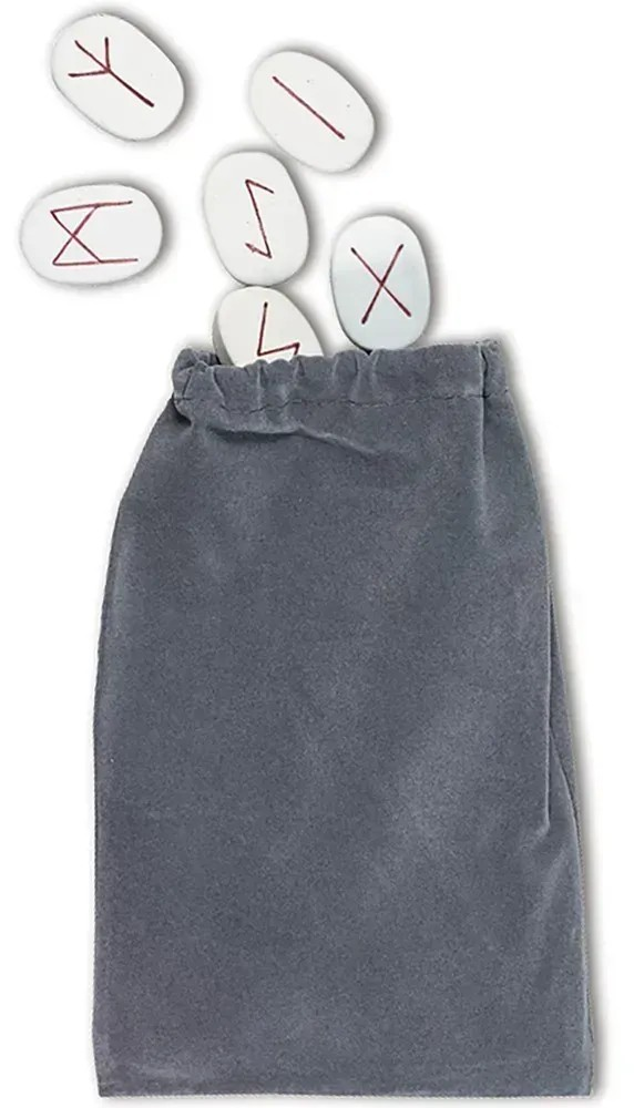 Book of Runes Set with Runes