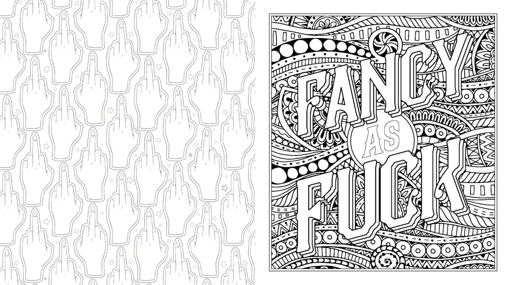 I F**king Love Coloring!: A D*mn Good Coloring Book - More Than 100 Pages to Color