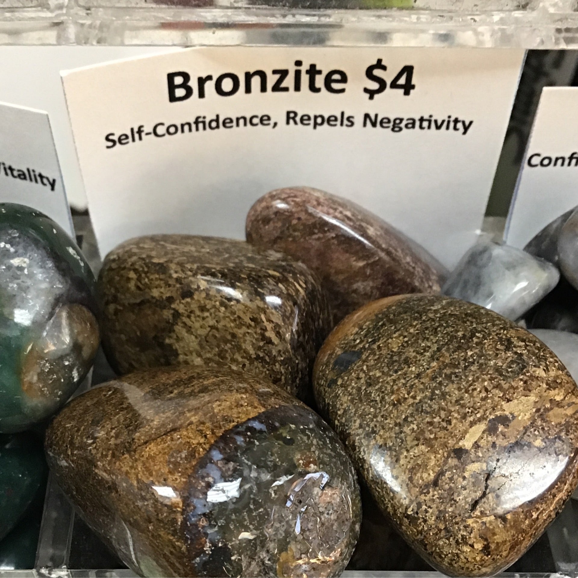 Tumbled Bronzite