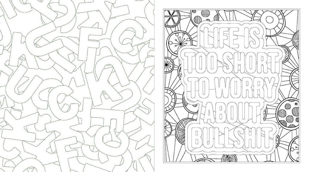 I F**king Love Coloring!: A D*mn Good Coloring Book - More Than 100 Pages to Color