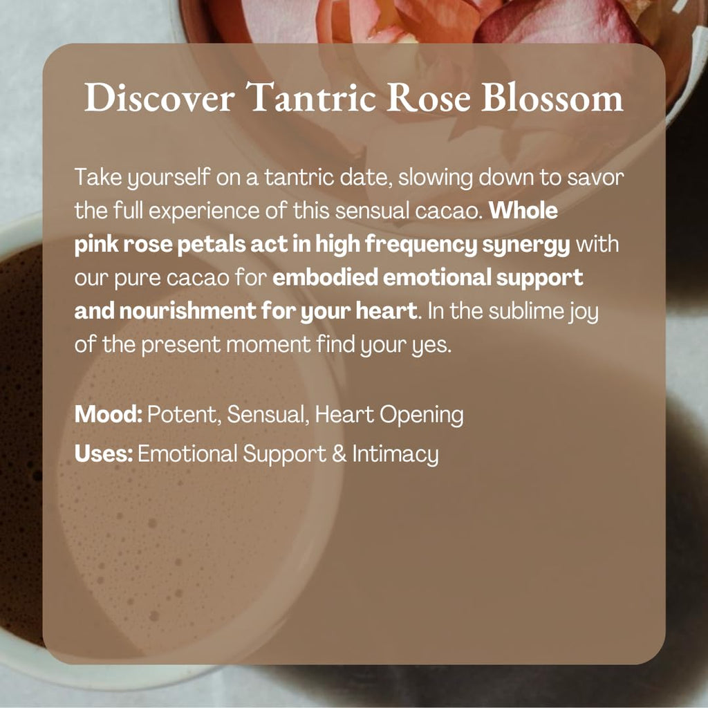 ORA Tantric Rose Blossom Enhanced Ceremonial Cacao