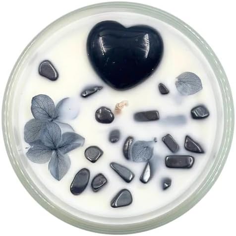 Protection Crystal Candle