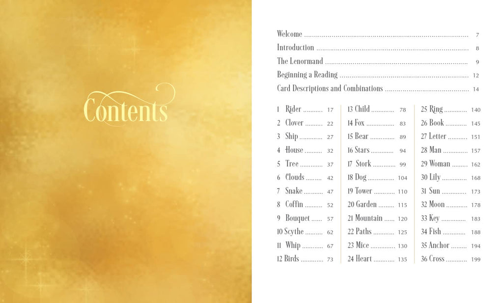 Lenormand of Enchantment : (Oracle Kit Box Set with 36 Cards and Guide Book)