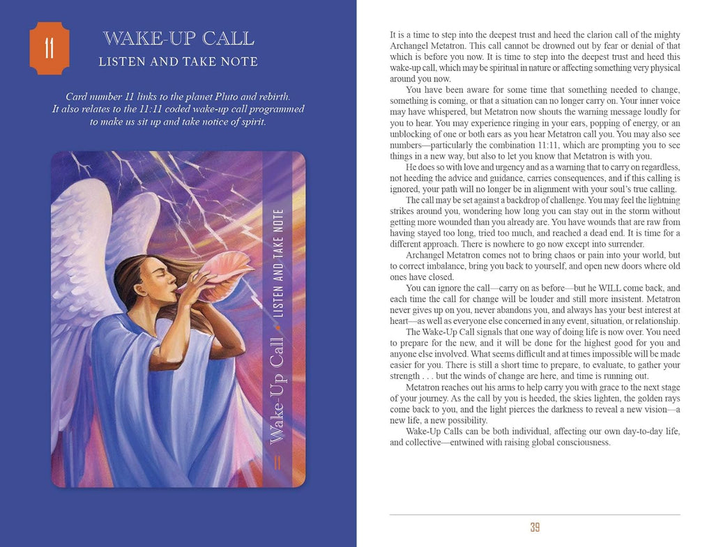 The Archangel Metatron Self-Mastery Oracle: (Oracle Kit Box Set with 55 Cards and Guide Book)