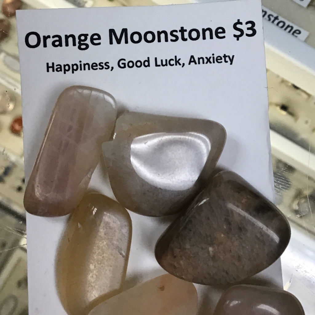 Tumbled Moonstone Orange