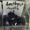 Tumbled Amethyst Hearts