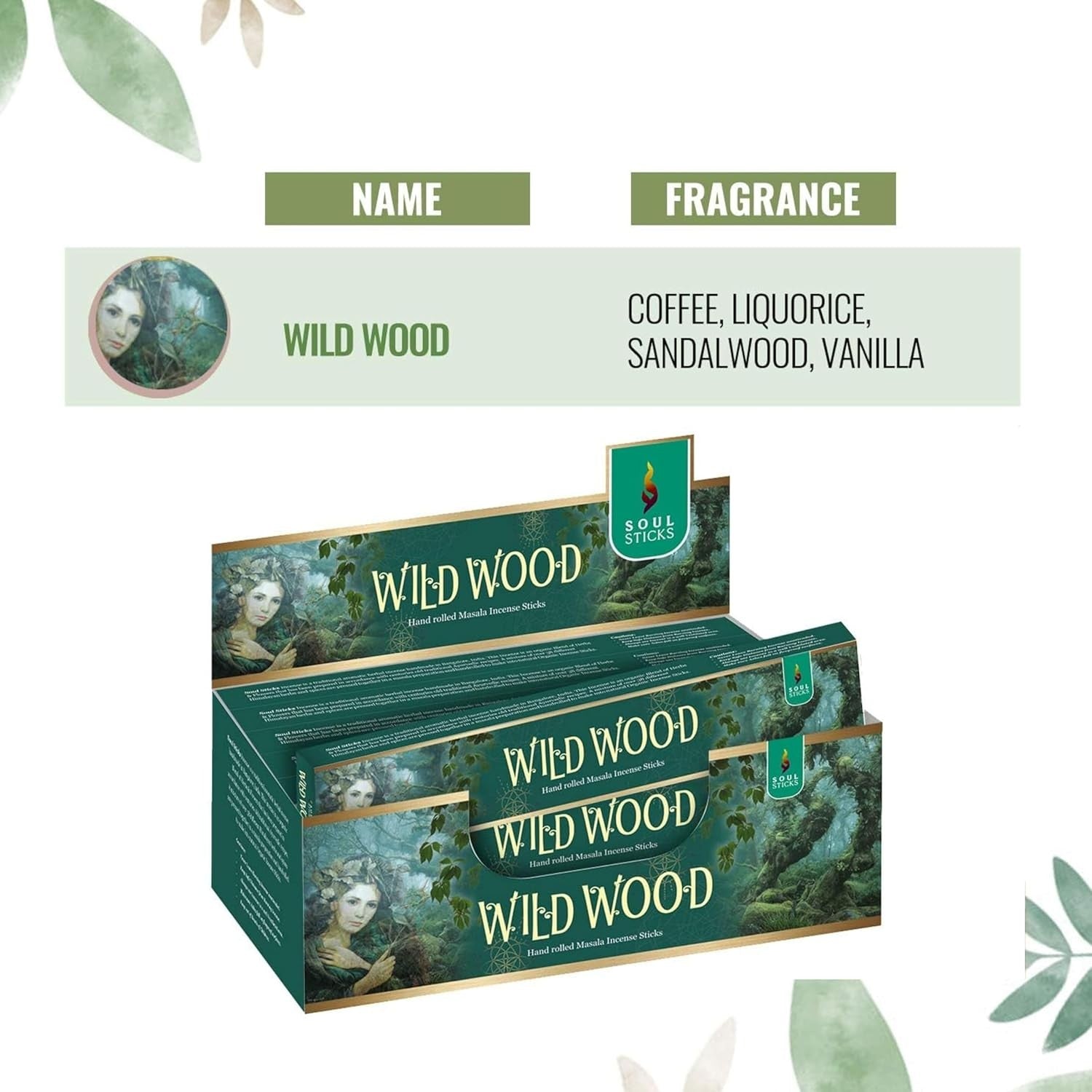 Wild Wood Natural Masala Incense Sticks