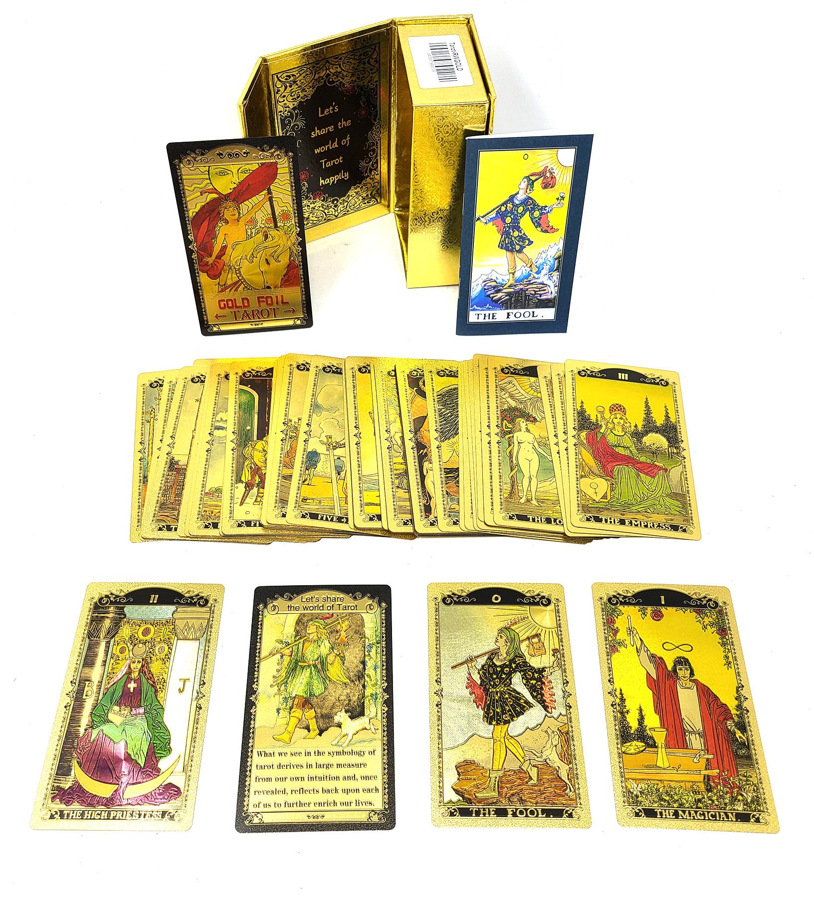 Rider-Waite Gold Foil Tarot Card Box Set