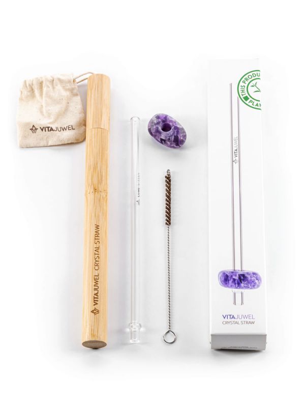 CRYSTAL STRAW | AMETHYST