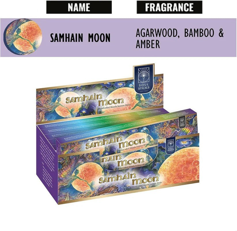 Samhain Moon Natural Masala Incense Sticks