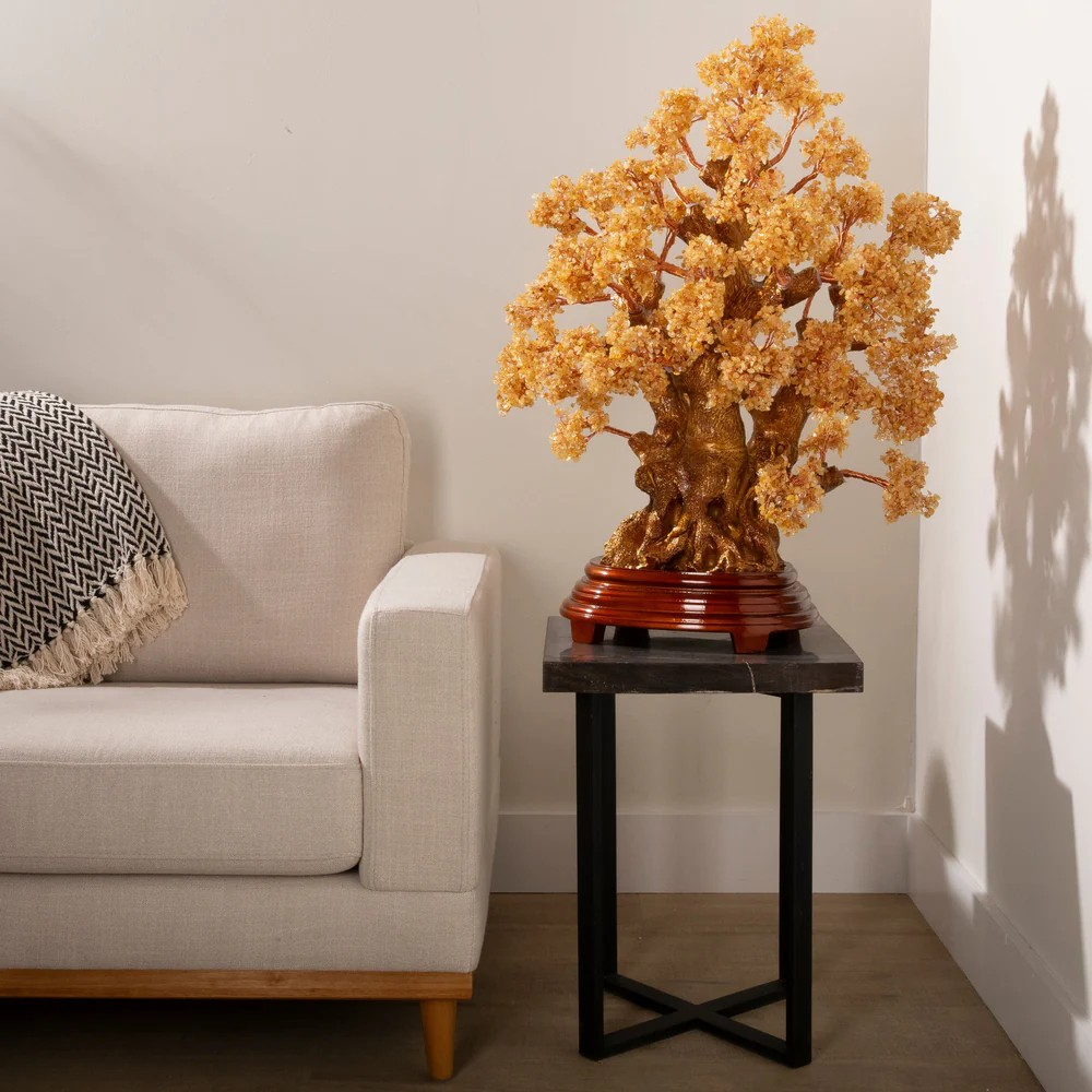 Citrine Bonsai Tree of Life Showpiece with 6000+ Stones