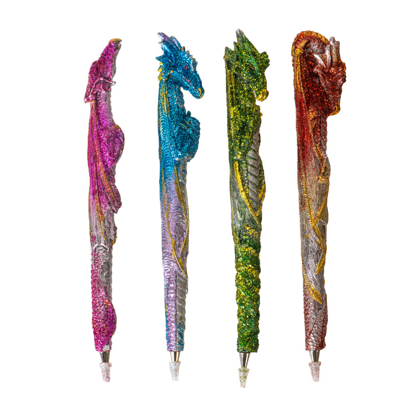 Glitter Dragon Ballpoint Pen