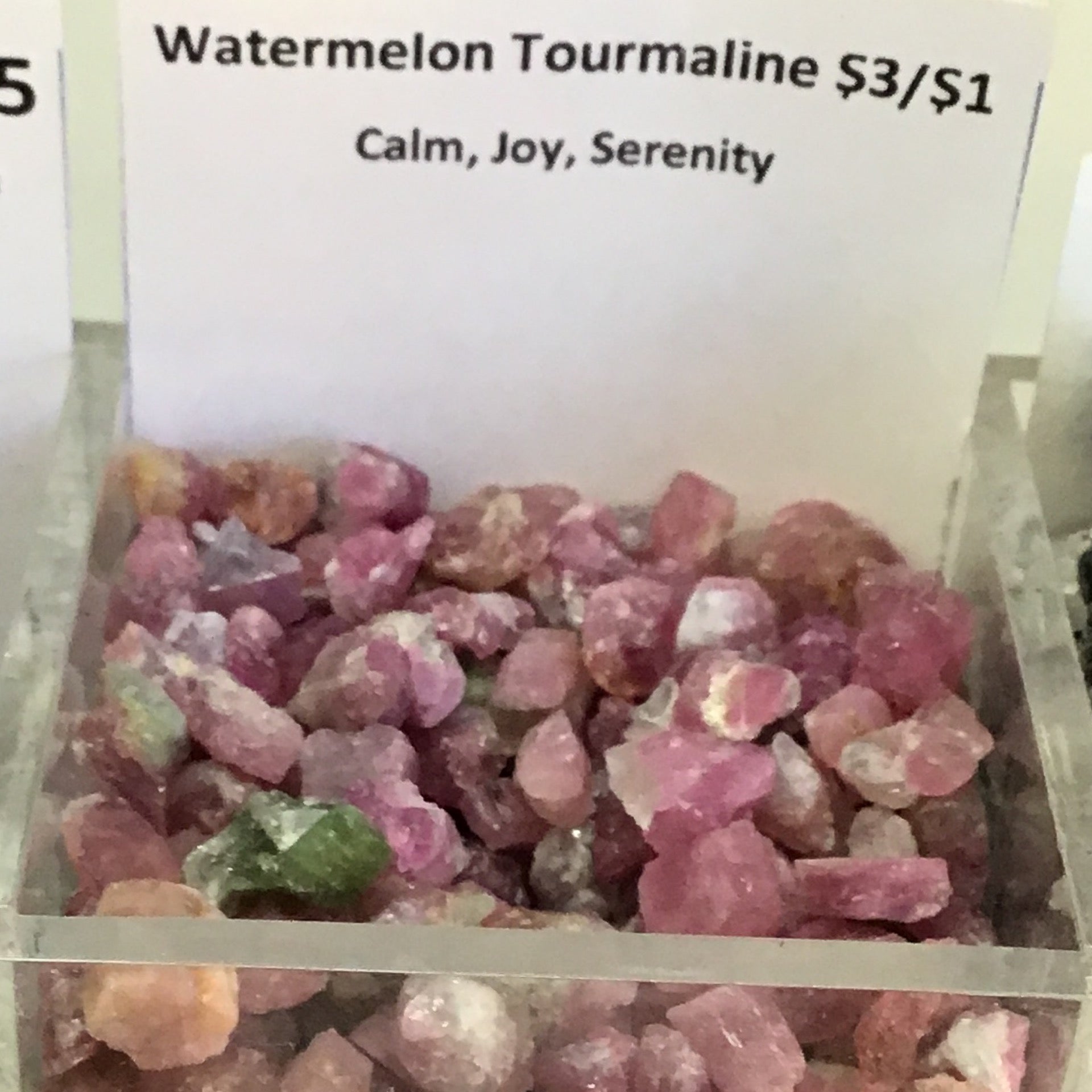 Tumbled Tourmaline Watermelon
