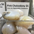 Tumbled Chalcedony Pink