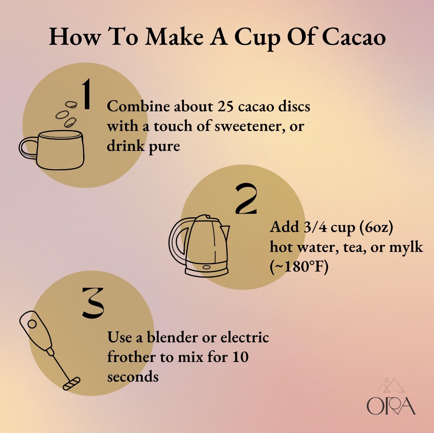 ORA Vibrant Vitality Enhanced Ceremonial Cacao