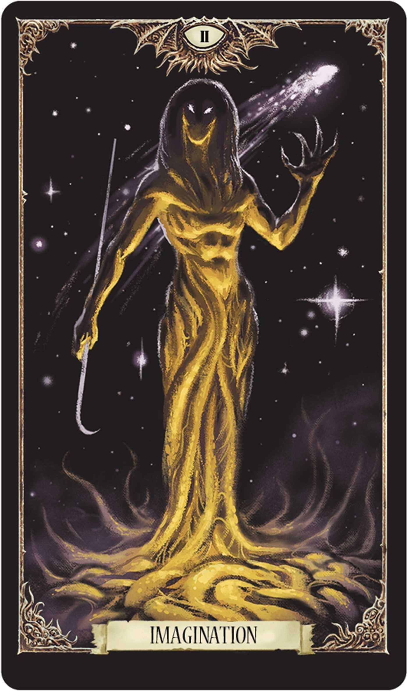 Necronomicon Tiny Tarot Deck and Guidebook