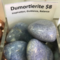 Tumbled Dumortierite