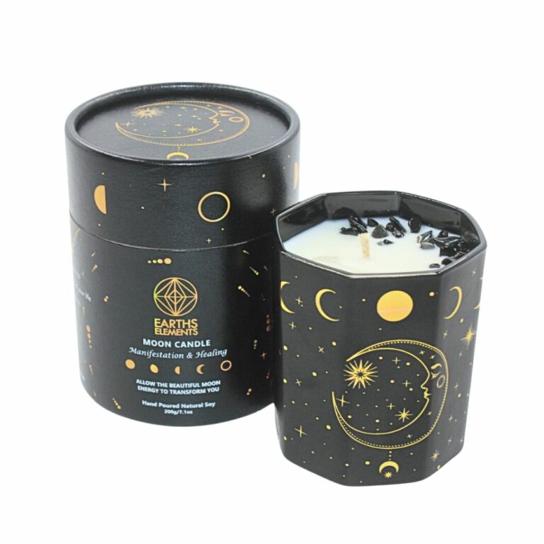 Crystal Candle Moon Phase