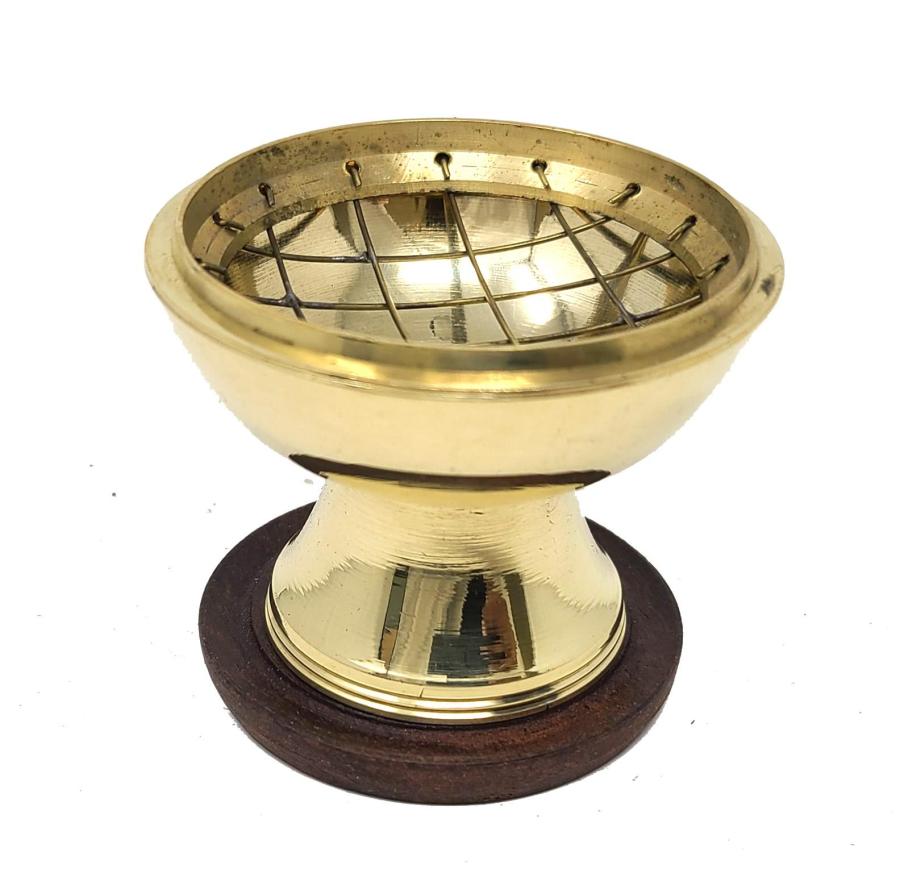 Brass Burner with Coaster