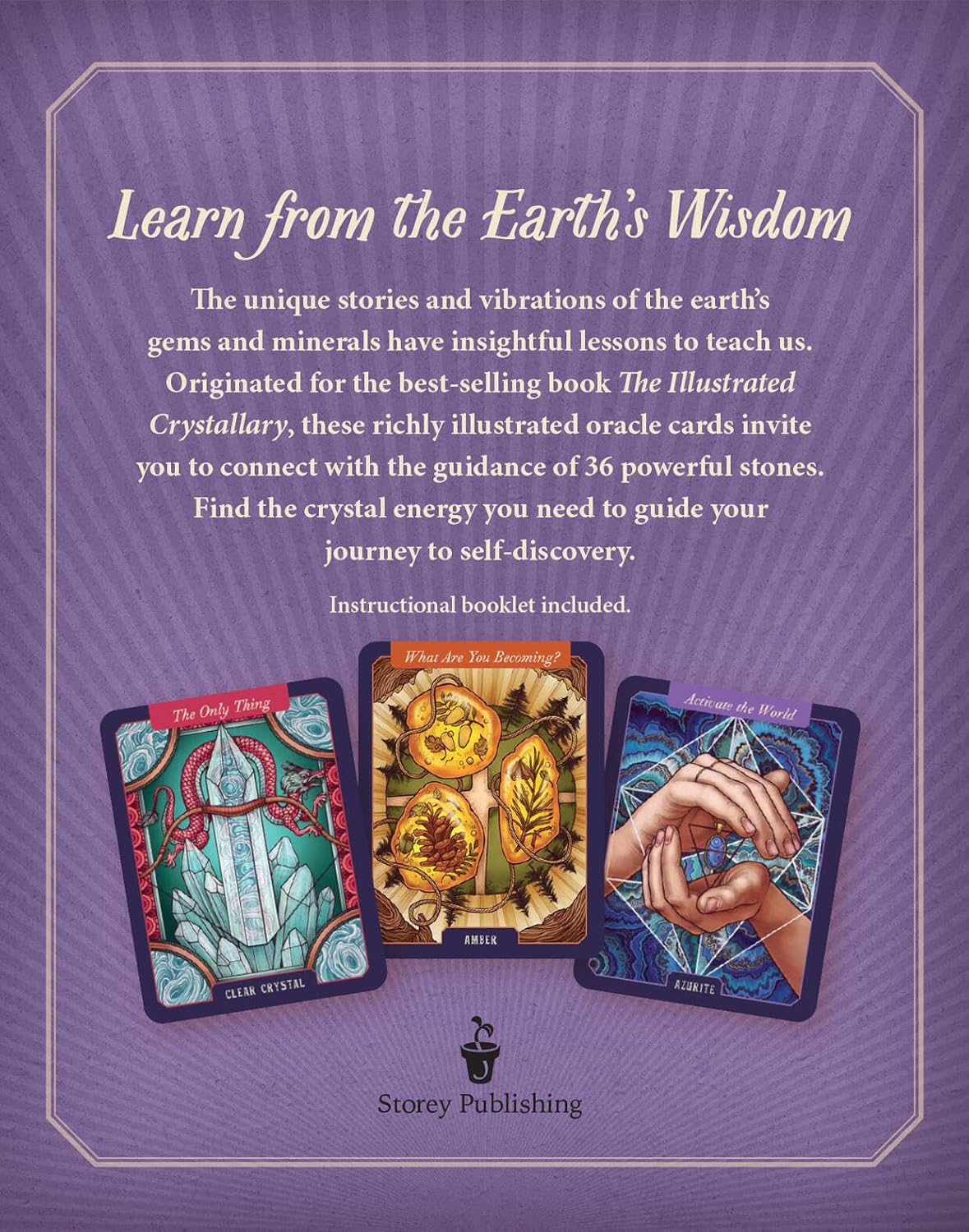 The Illustrated Crystallary Oracle Cards: 36-Card Deck of Magical Gems & Minerals (Wild Wisdom) Cards