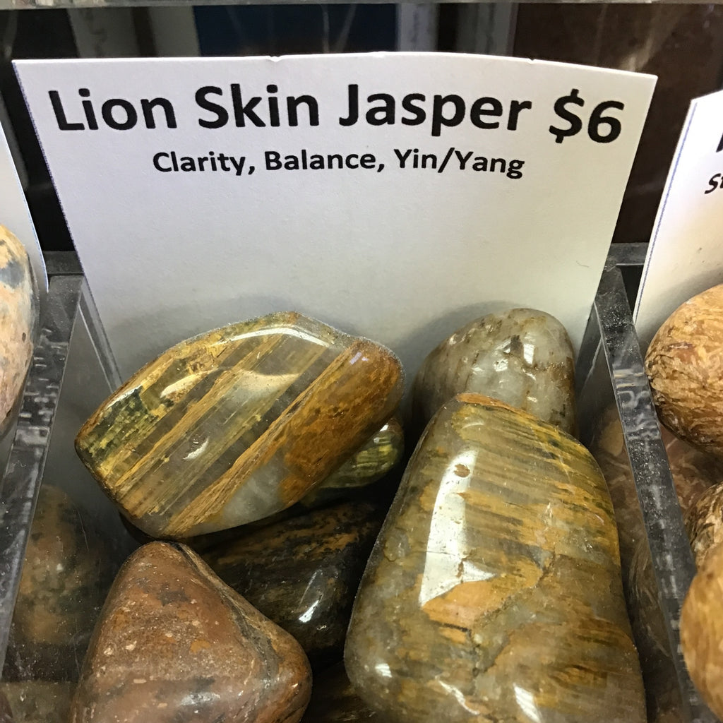 Tumbled Jasper Lion Skin