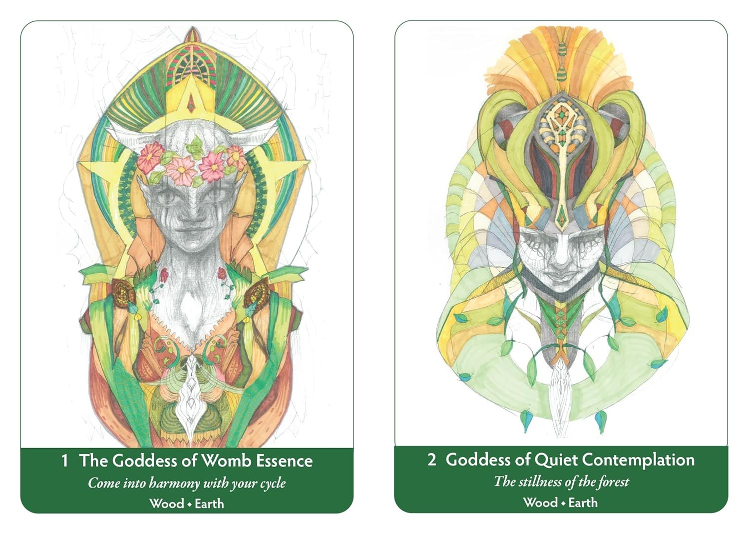 Elemental Goddess Oracle: 45 Cards and Guidebook (Sacred Planet)