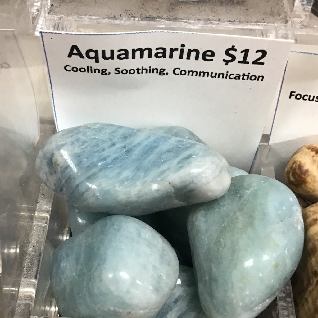 Tumbled Aquamarine