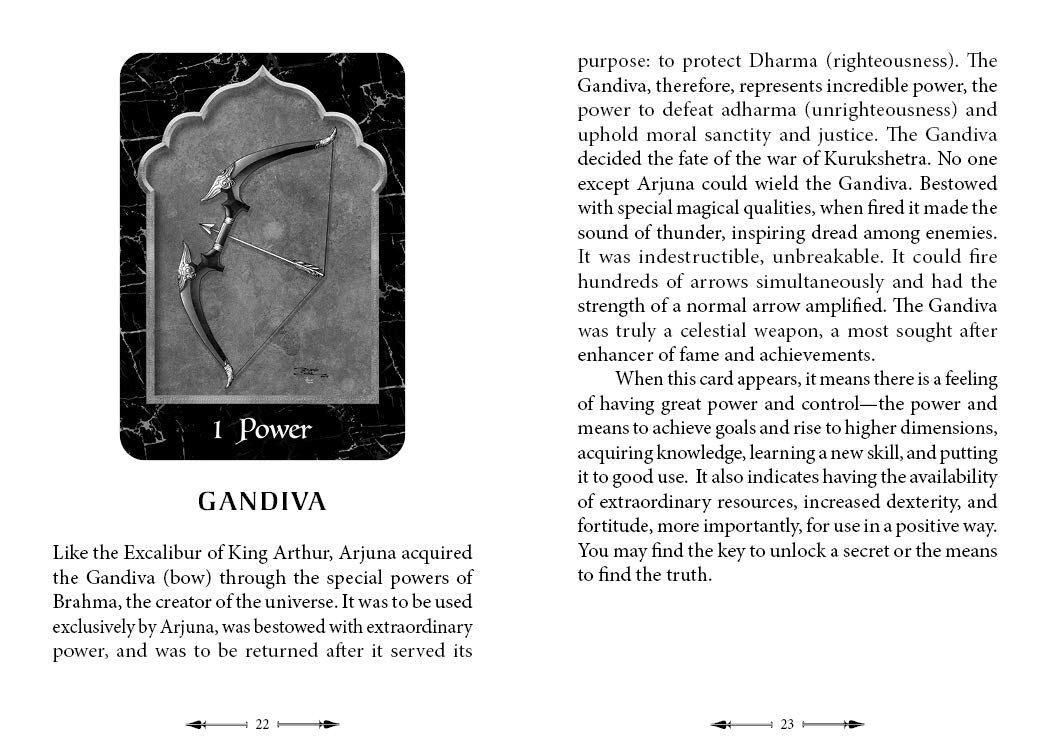 The MahÄbhÄrata Oracle: (Oracle Kit Box Set with 36 Cards and Guide Book)