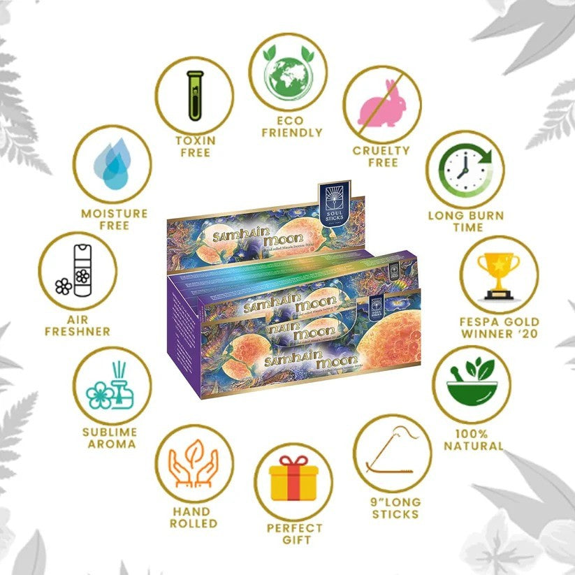 Samhain Moon Natural Masala Incense Sticks