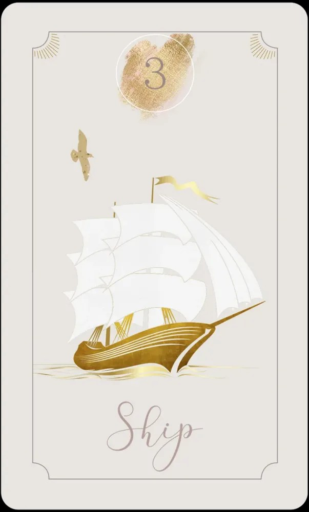 Azra's Golden Lenormand Cards