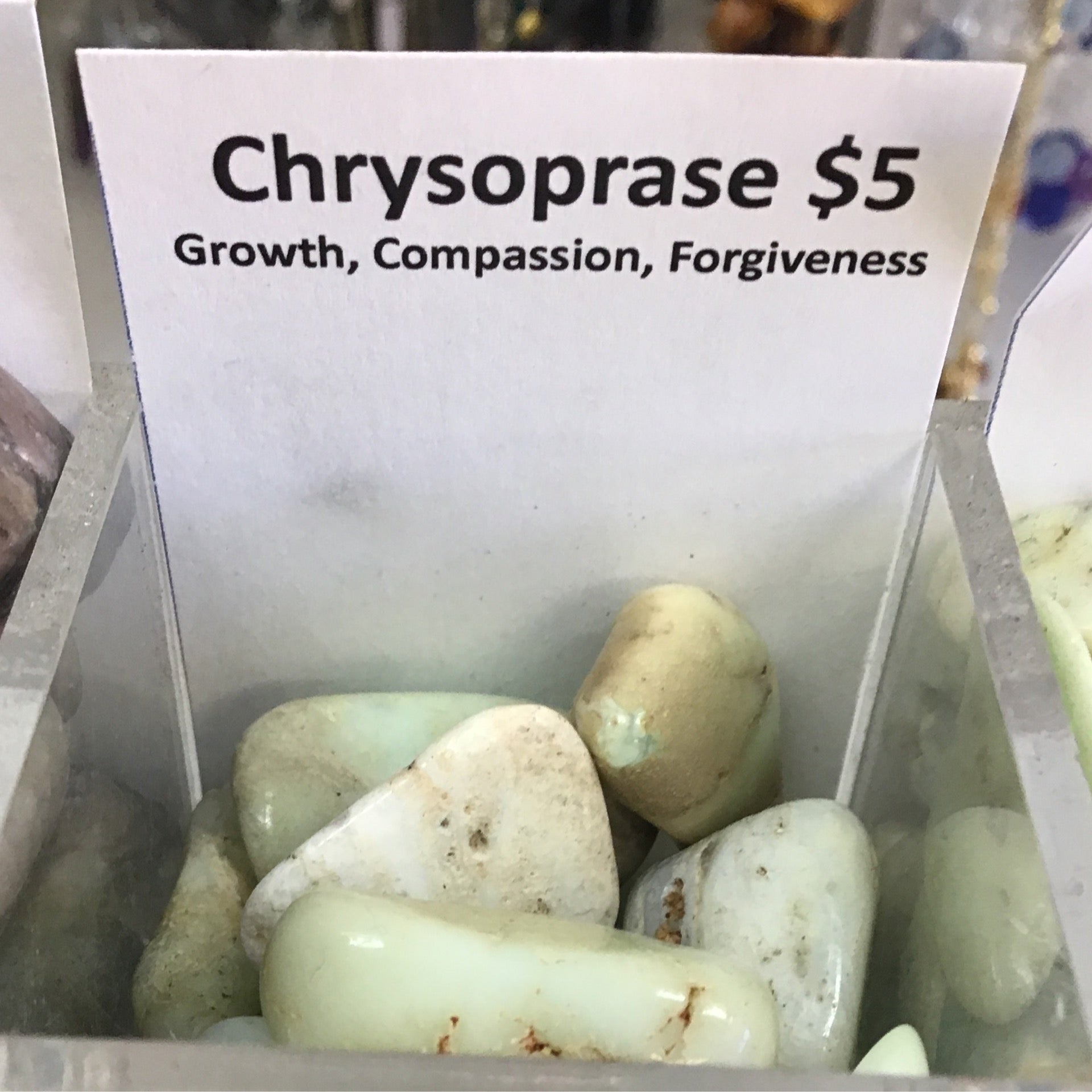 Tumbled Freeform Chrysoprase
