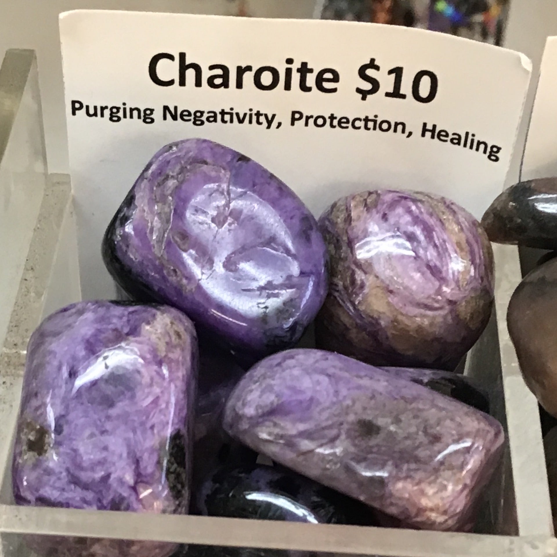 Tumbled Charoite