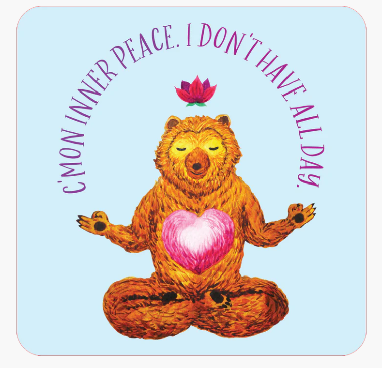 Inner F*cking Peace Card Deck (Set of 60 Irreverent Cards)