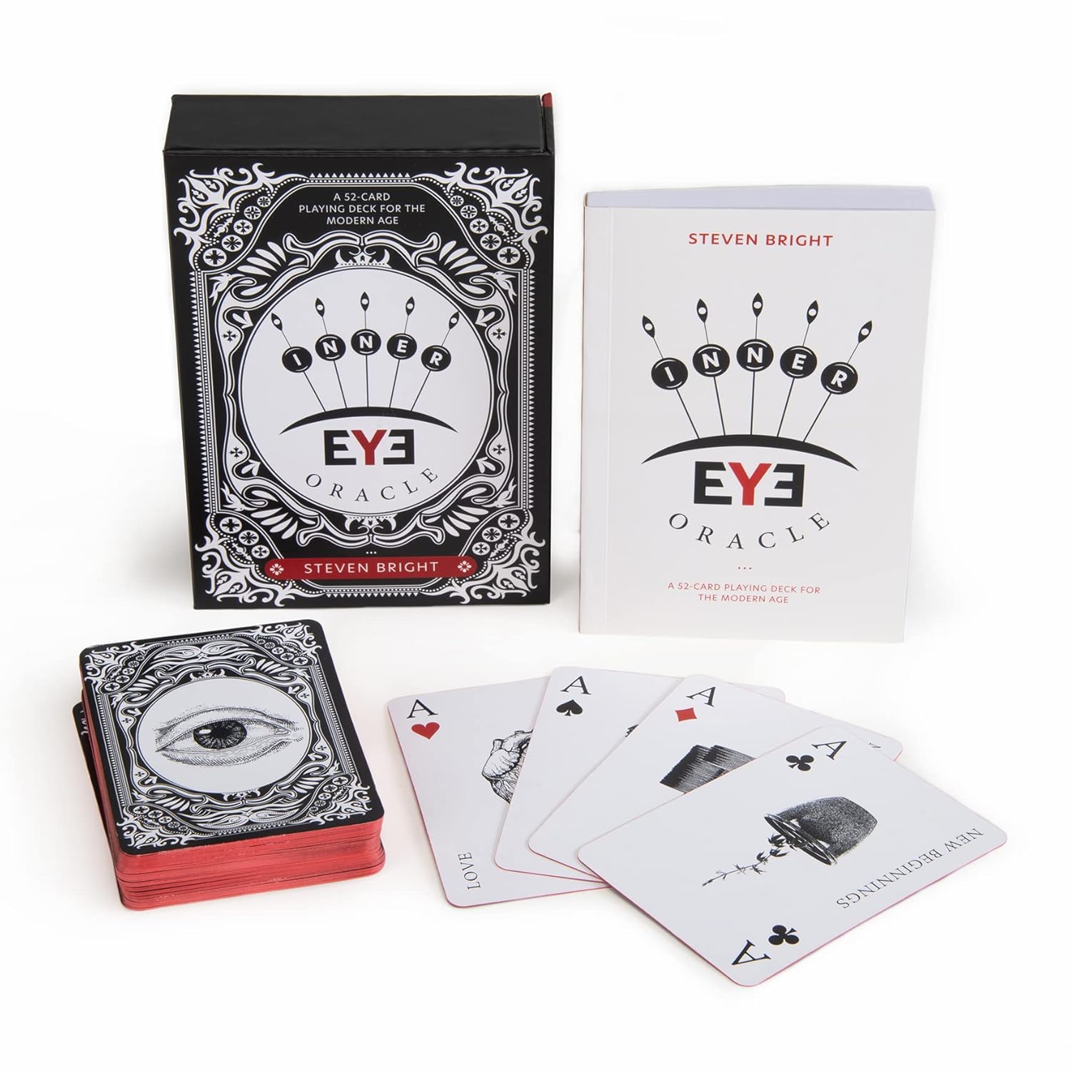 Inner Eye Oracle: A 52-Card Playing Deck for the Modern Age (Oracle Kit Box Set with 52 Cards and Guide Book)